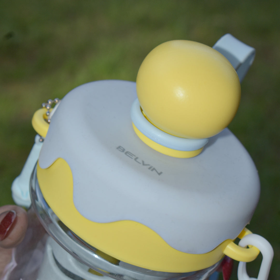 IcePop Summer Drink Bottle - Yellow Blue