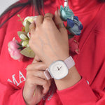 SquareFlex Silicone Strap Watch