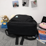 Daisy Day Korean Themed Backpack - Black