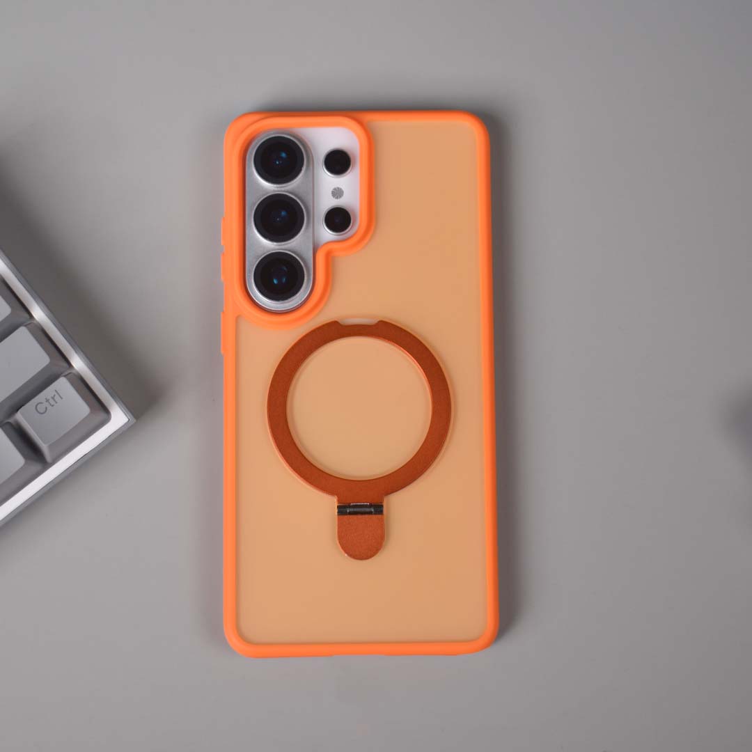 Clear Guard Magnetic Stand Case - Galaxy