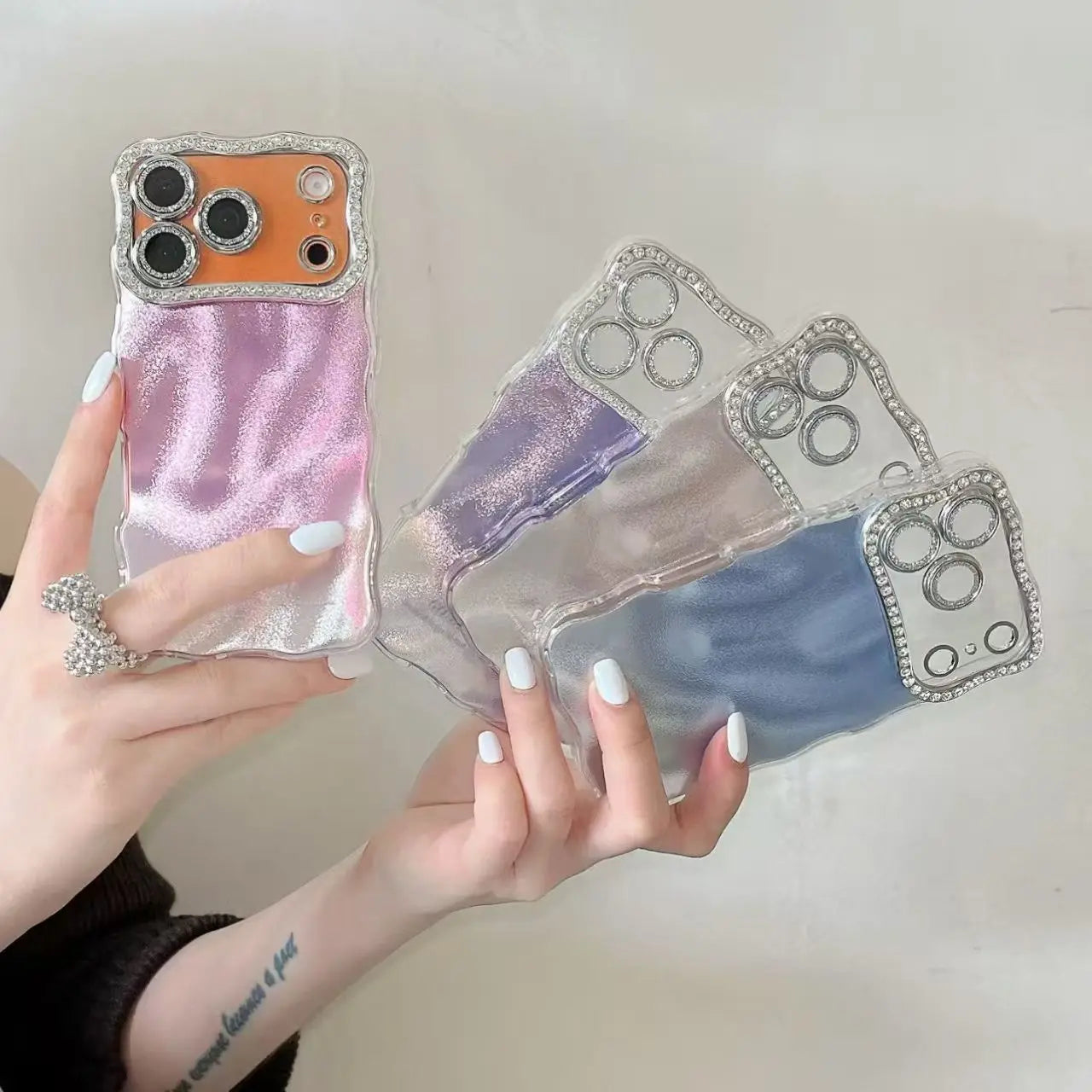 Gradient Color Wave Case - iPhone