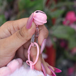 Blush Kitty keychain - Pink