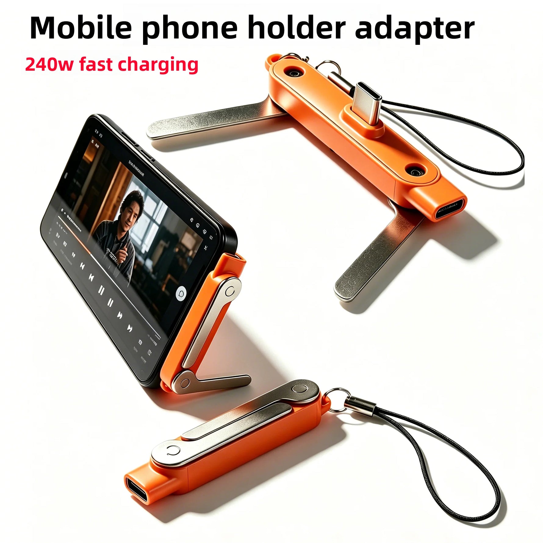 2-in-1 Phone Stand & Charging Adapter