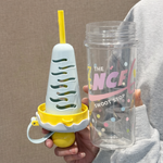 IcePop Summer Drink Bottle - Yellow Blue