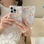 Kawaii Teddy Book Case - iPhone