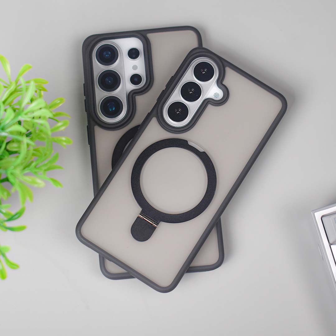 Clear Guard Magnetic Stand Case - Galaxy