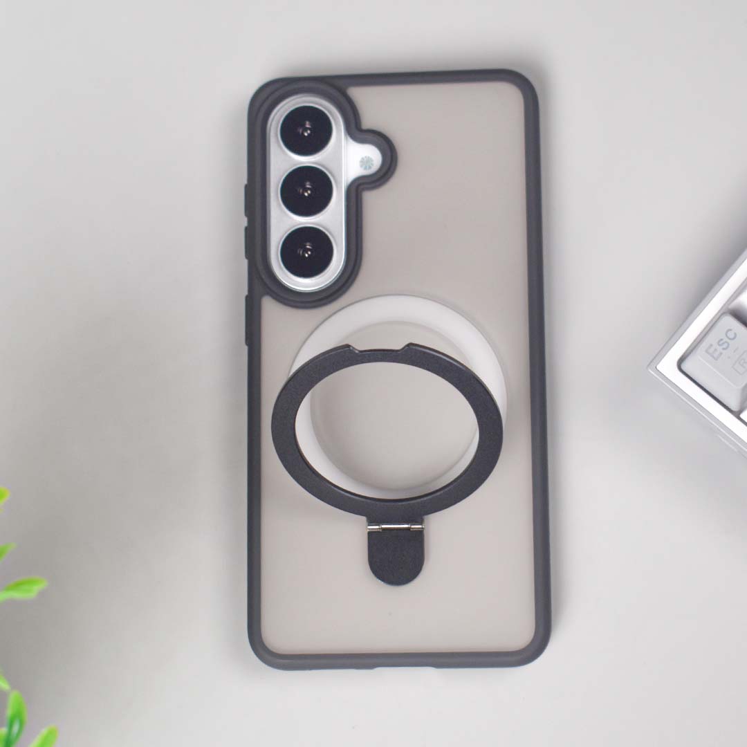 Clear Guard Magnetic Stand Case - Galaxy