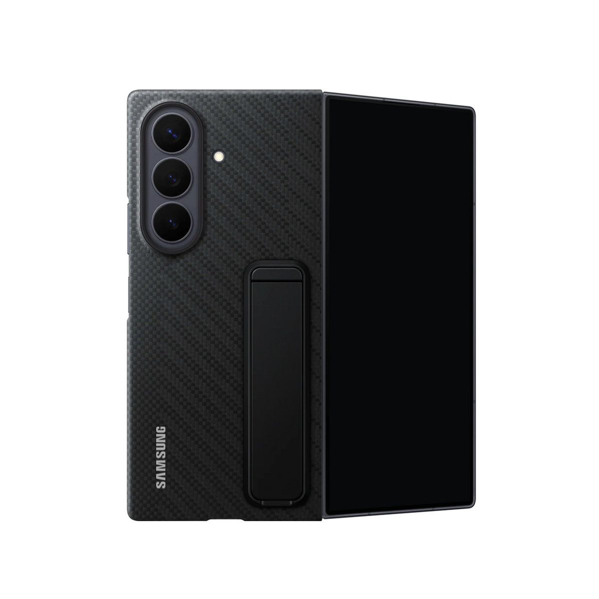 Carbon Weave Fold Stand Case
