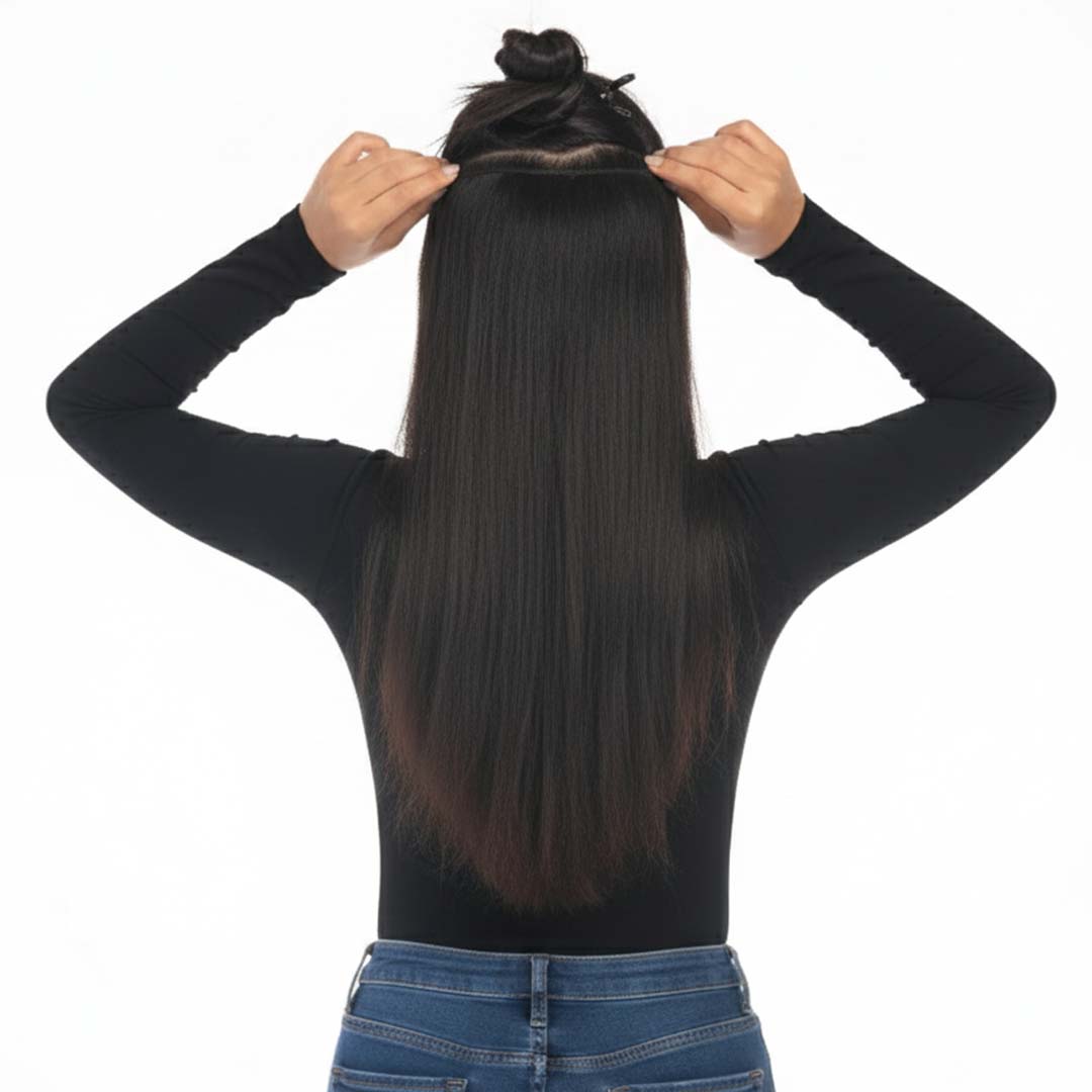 Single Piece 4 Clip Volumizer (Straight)