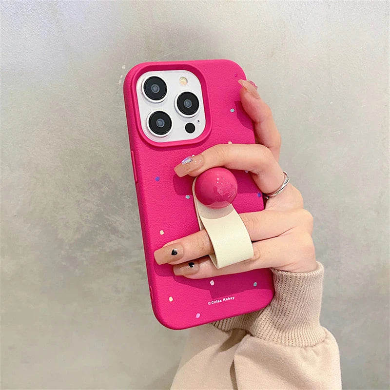 Pear Ring Bead Buckle Case
