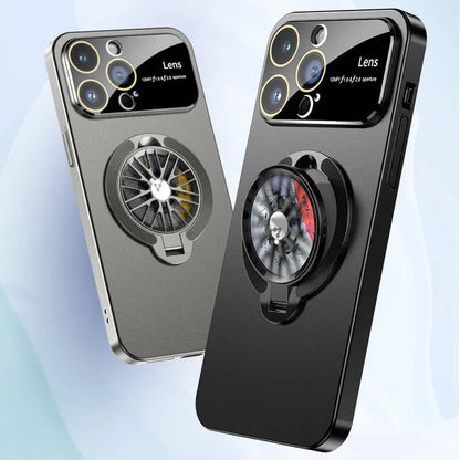 Spinning Wheel Hidden Holder Case - iPhone