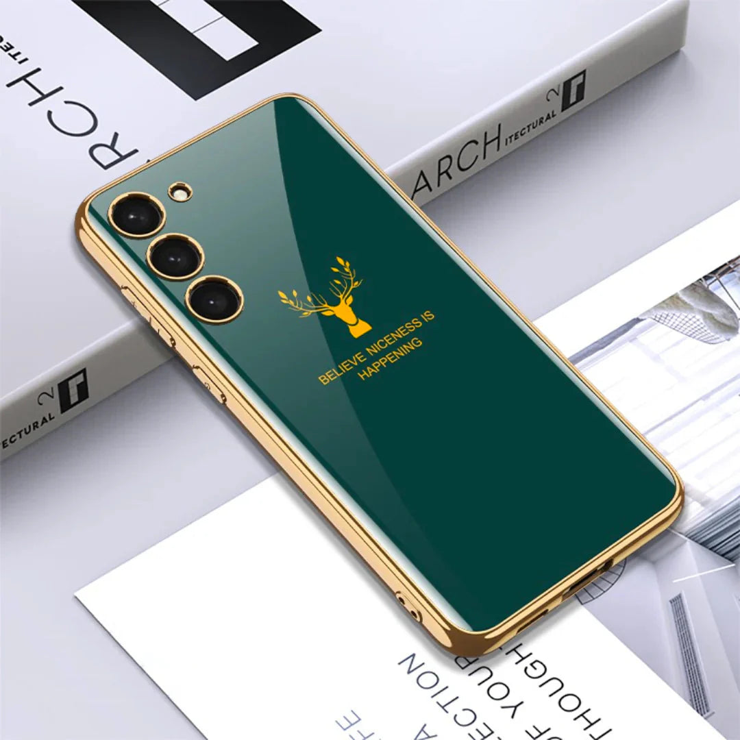 Inspirational Deer Protective Case-Green