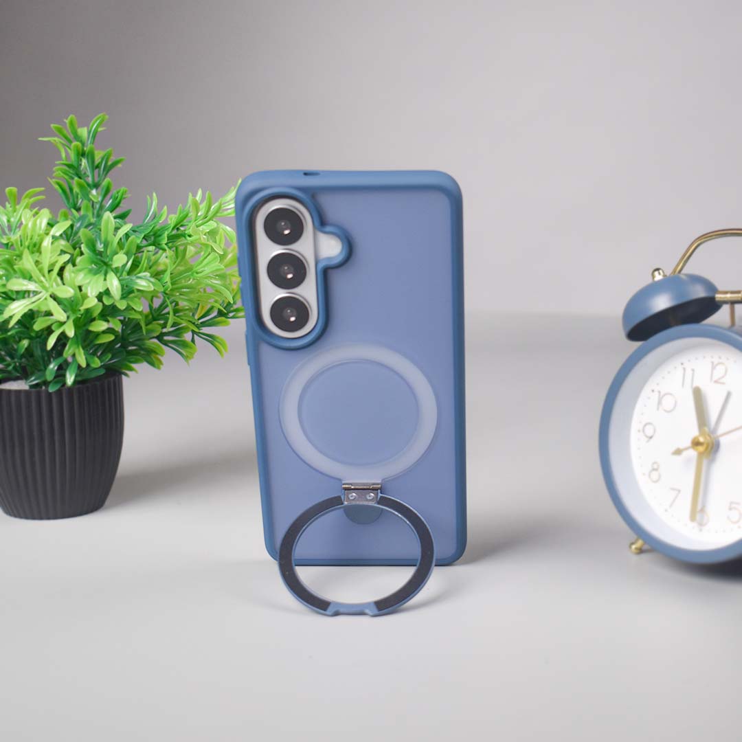 Clear Guard Magnetic Stand Case - Galaxy