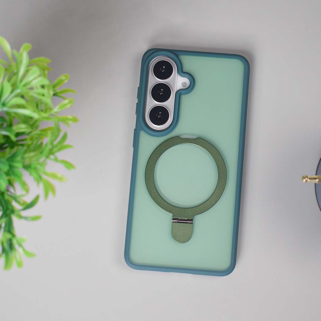 Clear Guard Magnetic Stand Case - Galaxy