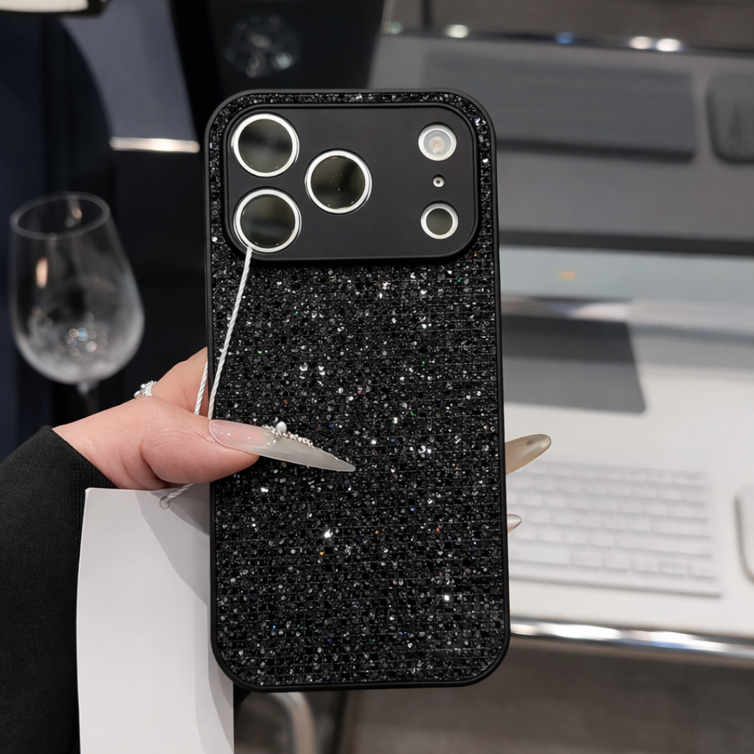 Midnight Glitter Bling Case - iPhone