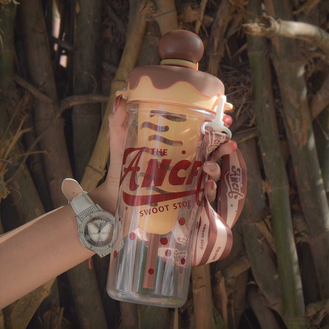 IcePop Summer Drink Bottle  - Brown