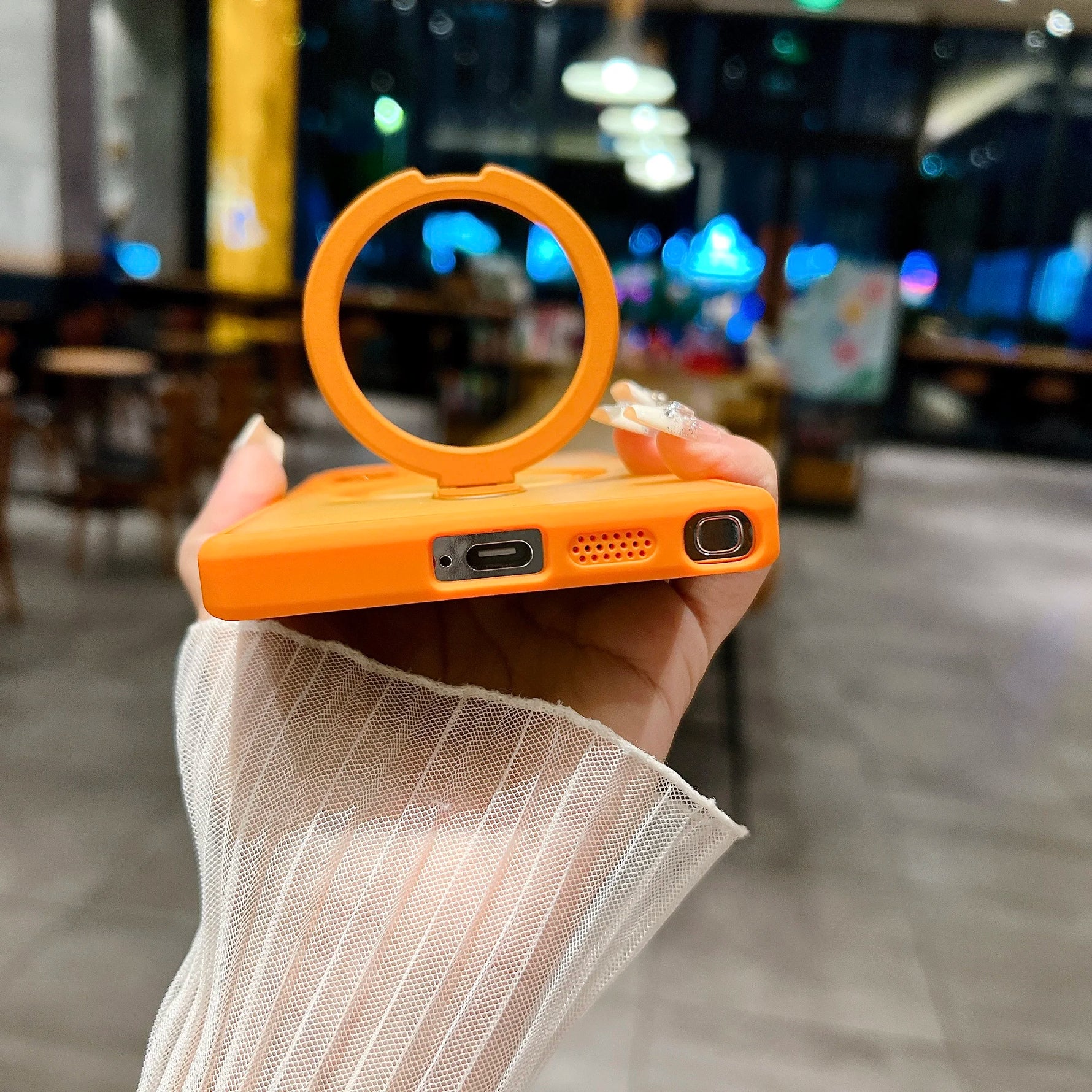 Clear Guard Magnetic Stand Case - Galaxy