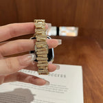 Diamond Glow Metallic Strap