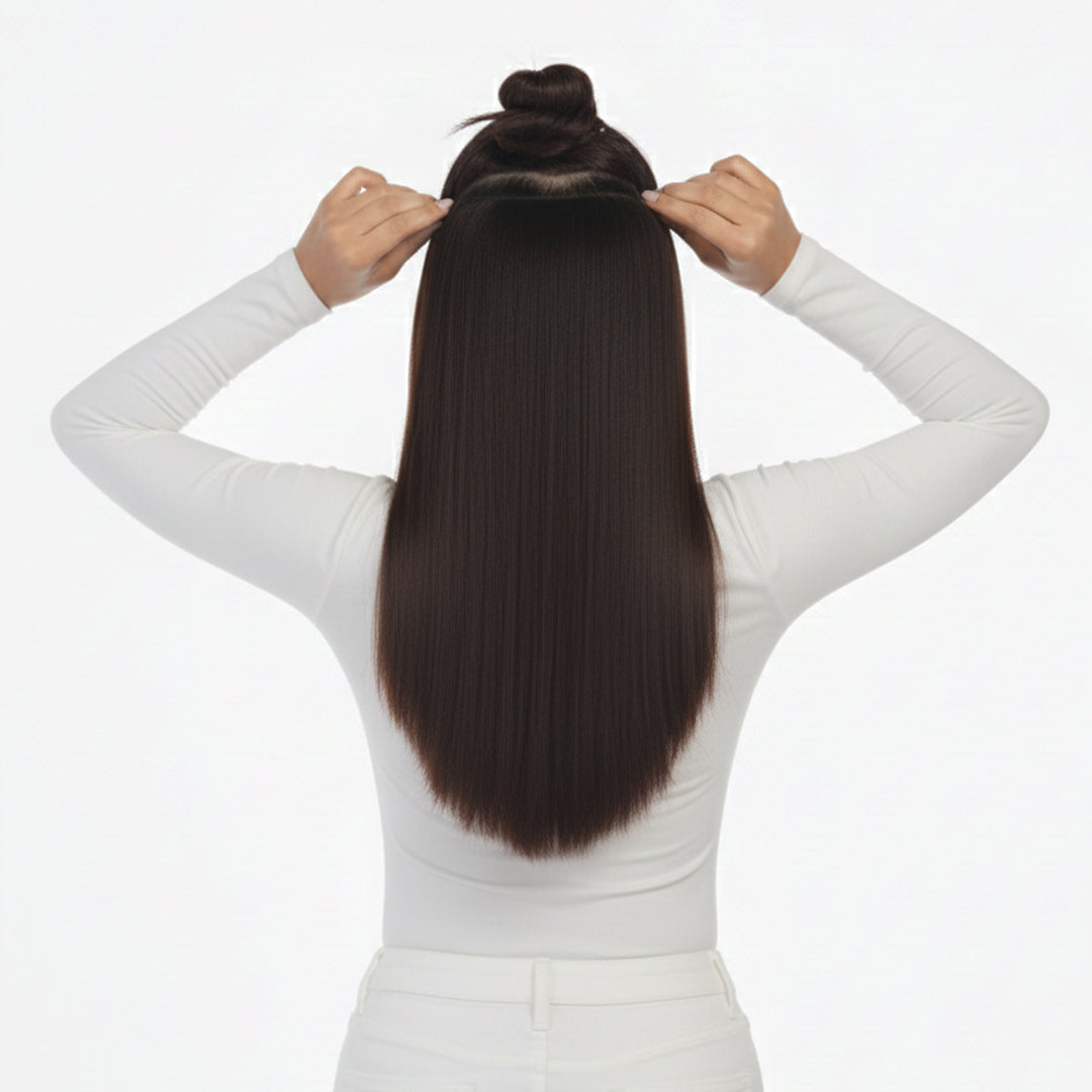 Single Piece 4 Clip Volumizer (Straight)