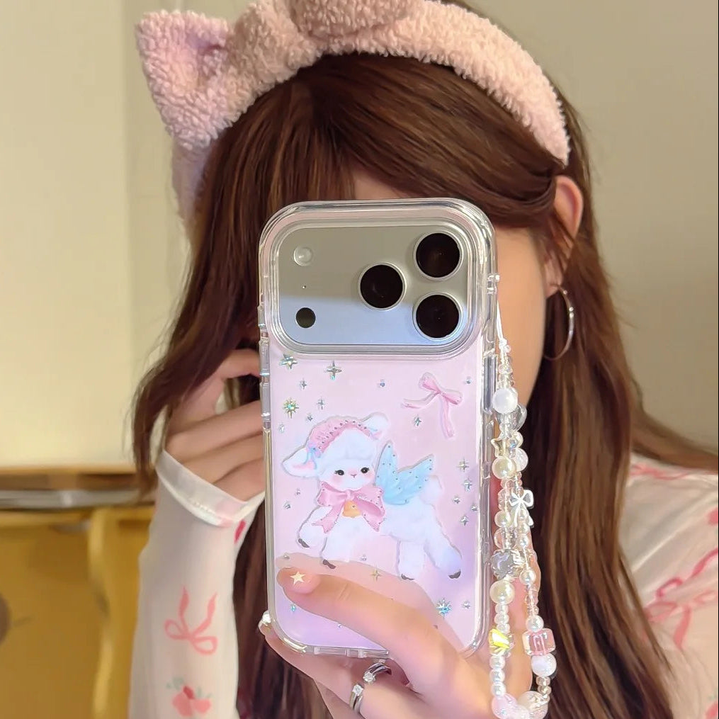 Dreamy Angel Lamb Case - iPhone