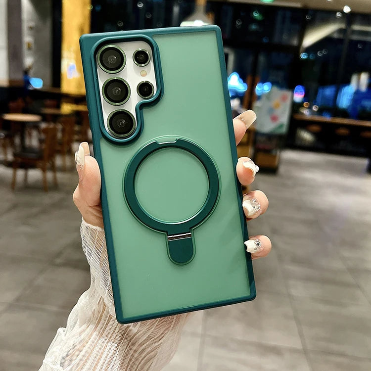 Clear Guard Magnetic Stand Case - Galaxy