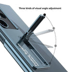 Anti-Yellowing Transparent Kickstand Protective Case