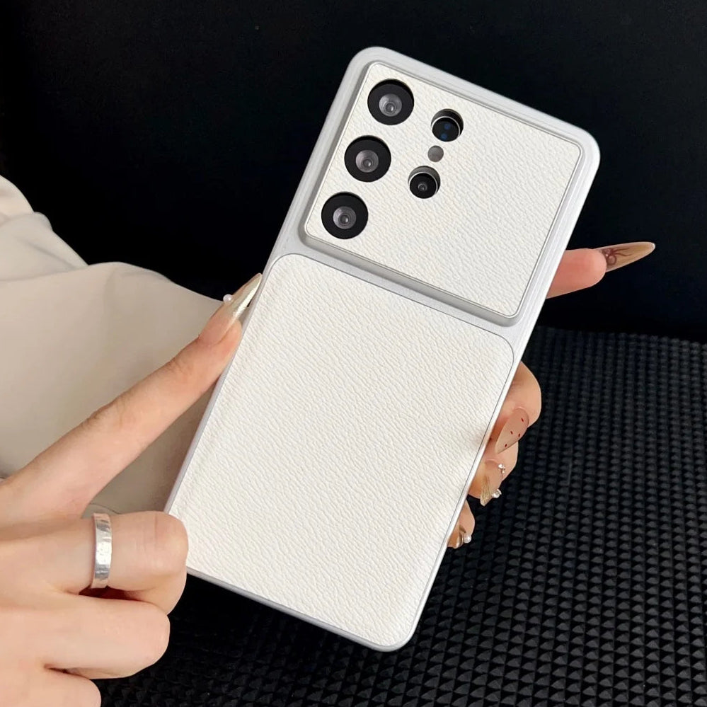 Premium Leather Texture Case - Samsung