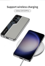 Soft Plating Leather Case-Silver