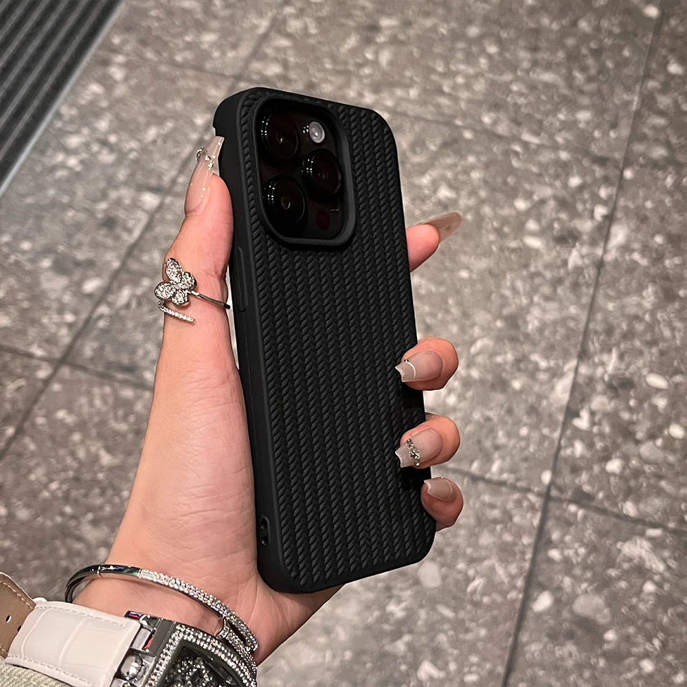 Knitted Grip Shield Case - Iphone