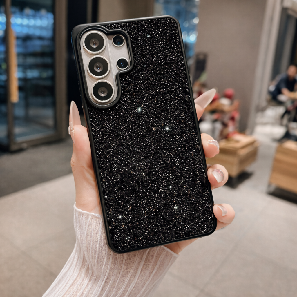 Midnight Glitter Bling Case - Galaxy