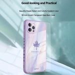 Maple Elegance Liquid Glass Case