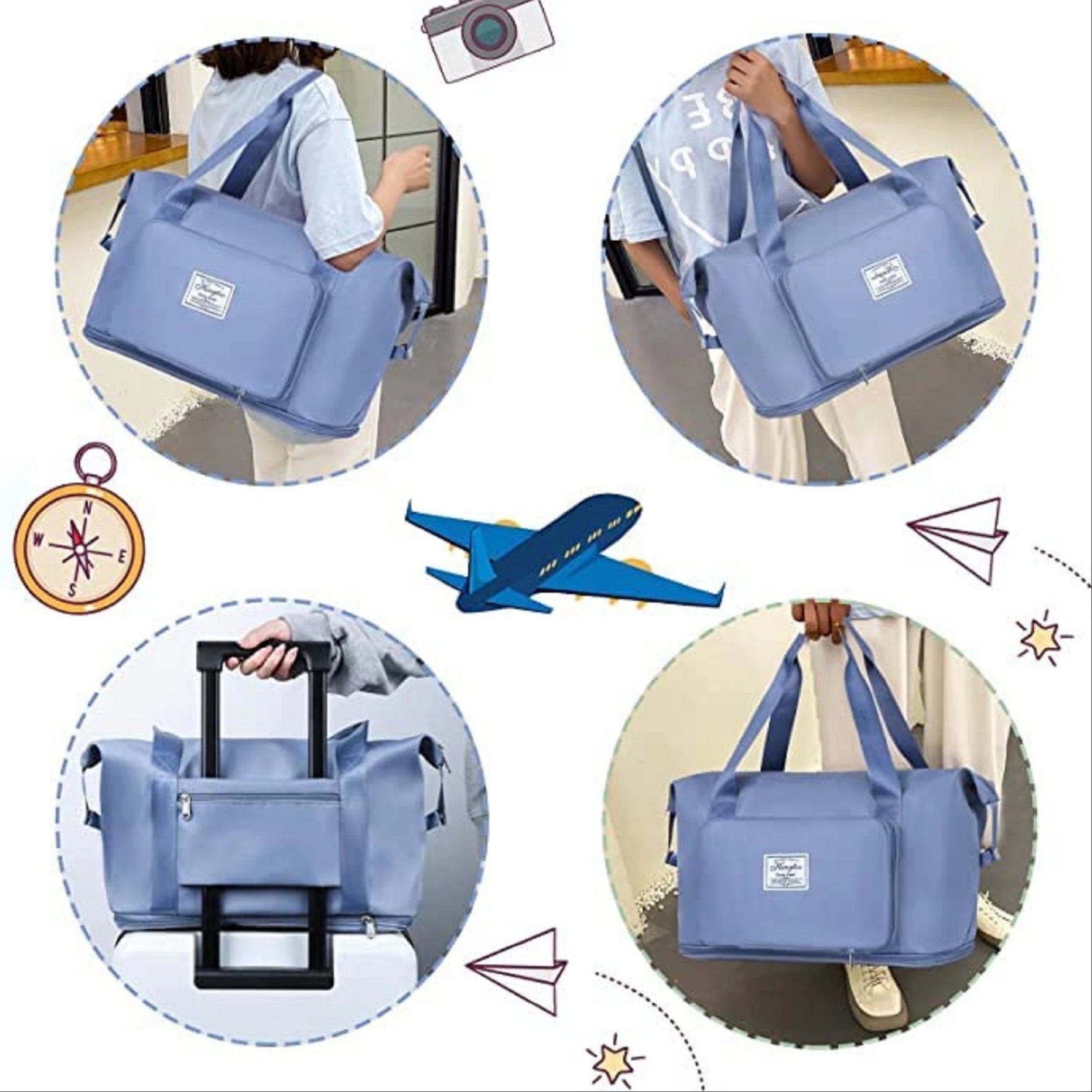 Foldable Travel Duffle Bag