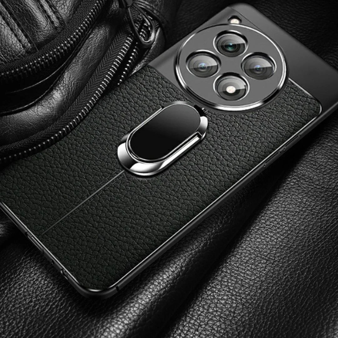 OnePlus - Elegance Leather Ring Stand Case