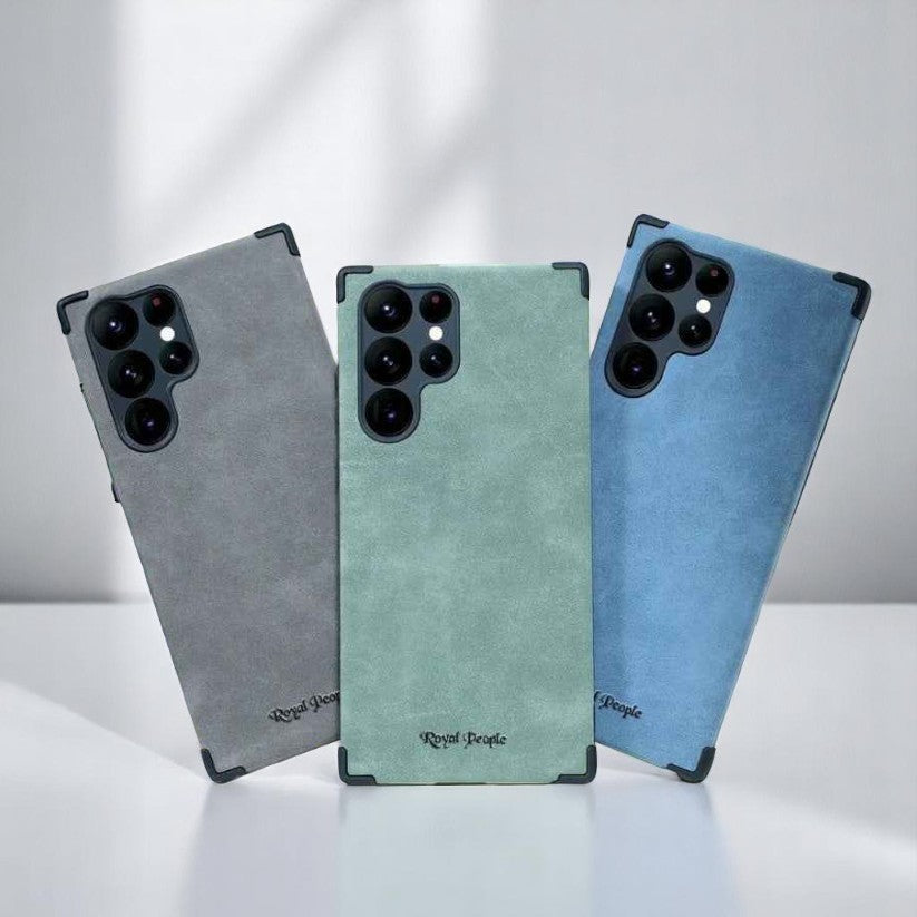 Suede Texture Camera Protection Case - Galaxy