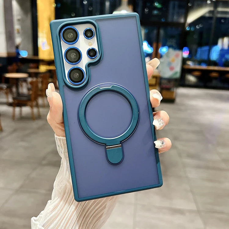 Clear Guard Magnetic Stand Case - Galaxy