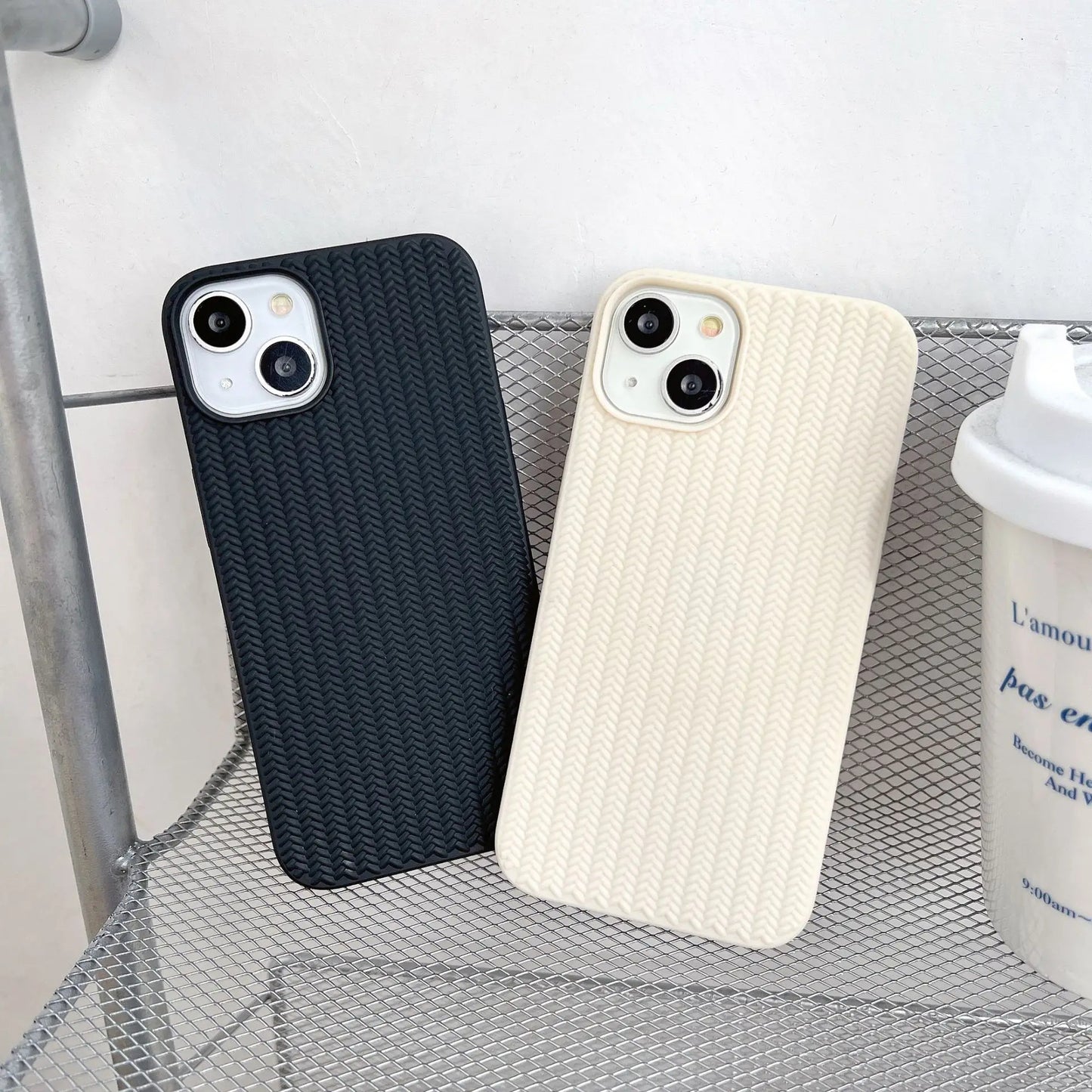 Knitted Grip Shield Case - Iphone