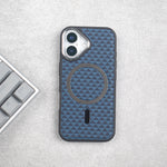 Magnetic Woven Leather Case - iPhone