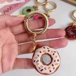 Sprinkle Donut Keychain