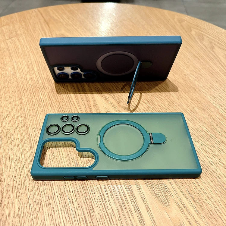 Clear Guard Magnetic Stand Case - Galaxy