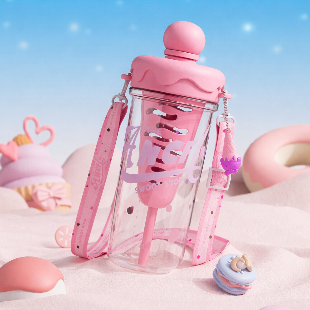 IcePop Summer Drink Bottle - Pink