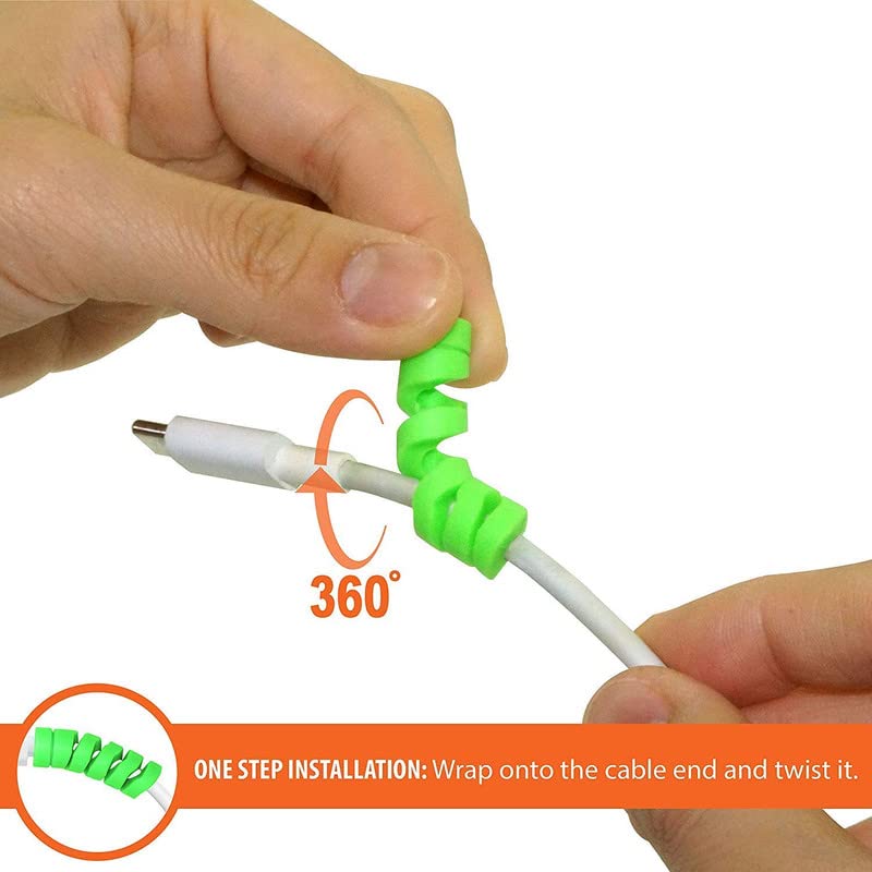 Cable Protector Spiral Wrap Set