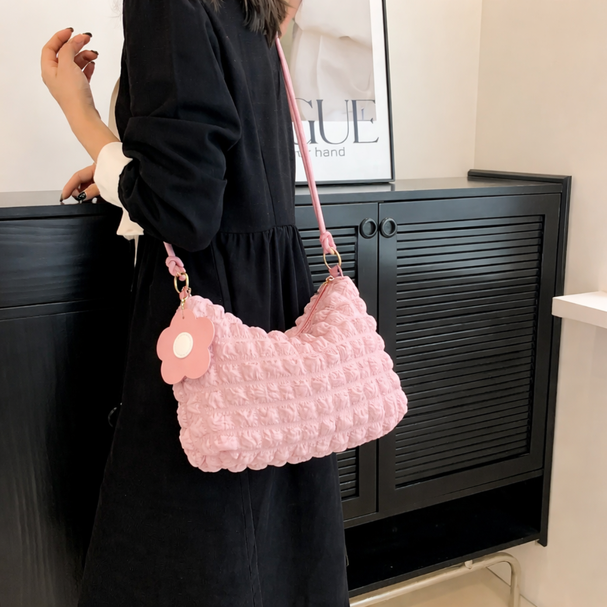 Soft Petal Elegance Bag - Pink