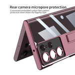 Anti-Yellowing Transparent Kickstand Protective Case