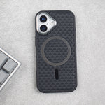Magnetic Woven Leather Case - iPhone