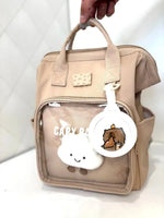 Soft Canvas Backpack  - Beige