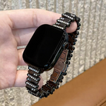 Diamond Glow Metallic Strap - Black