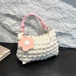 Soft Petal Elegance Bag -  White Pink