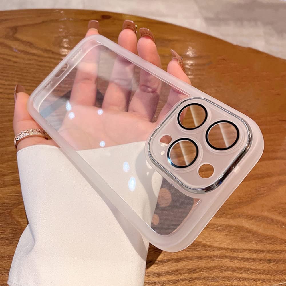 Transparent Lens Protection Case -iPhone