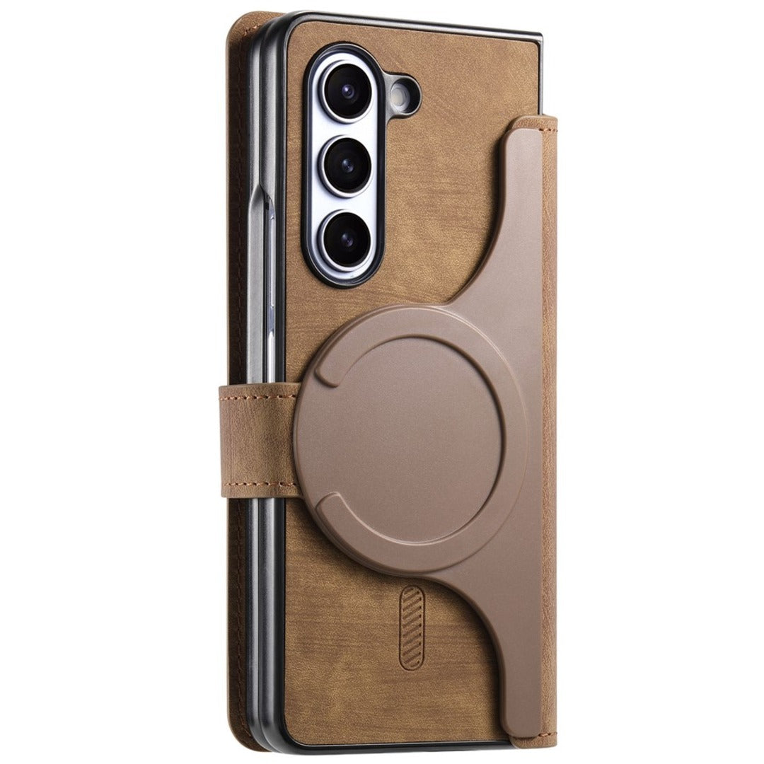 Detachable Card Solt Wallet Leather Case - Galaxy