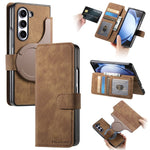 Detachable Card Solt Wallet Leather Case - Galaxy